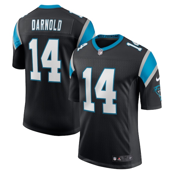 Sam Darnold Carolina Panthers Nike Vapor Limited Jersey - Black/Blue/White