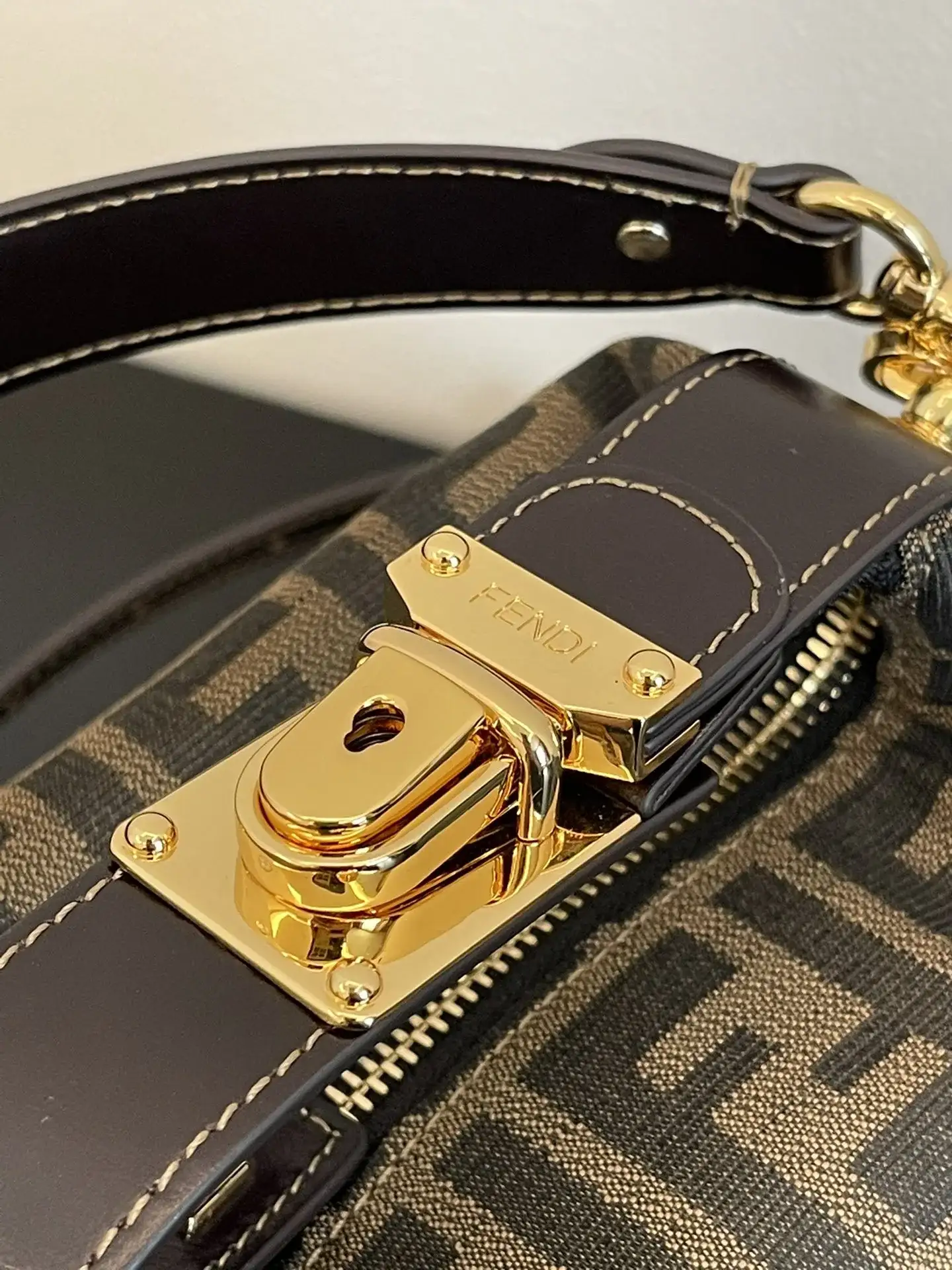Fendi Monogram Canvas Top Handle Bag product photo from LabelPicks