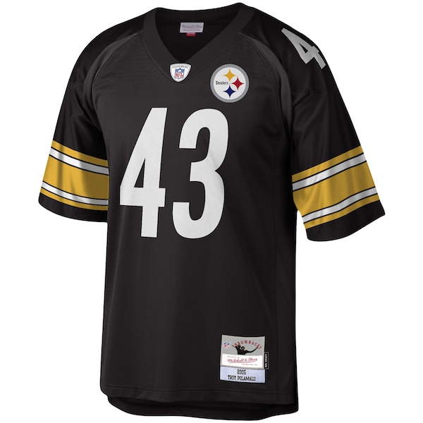 Troy Polamalu Pittsburgh Steelers Legacy Replica Jersey - Black