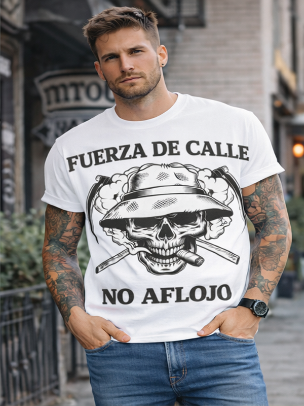 Remera “No Aflojo” – Calle y Calavera