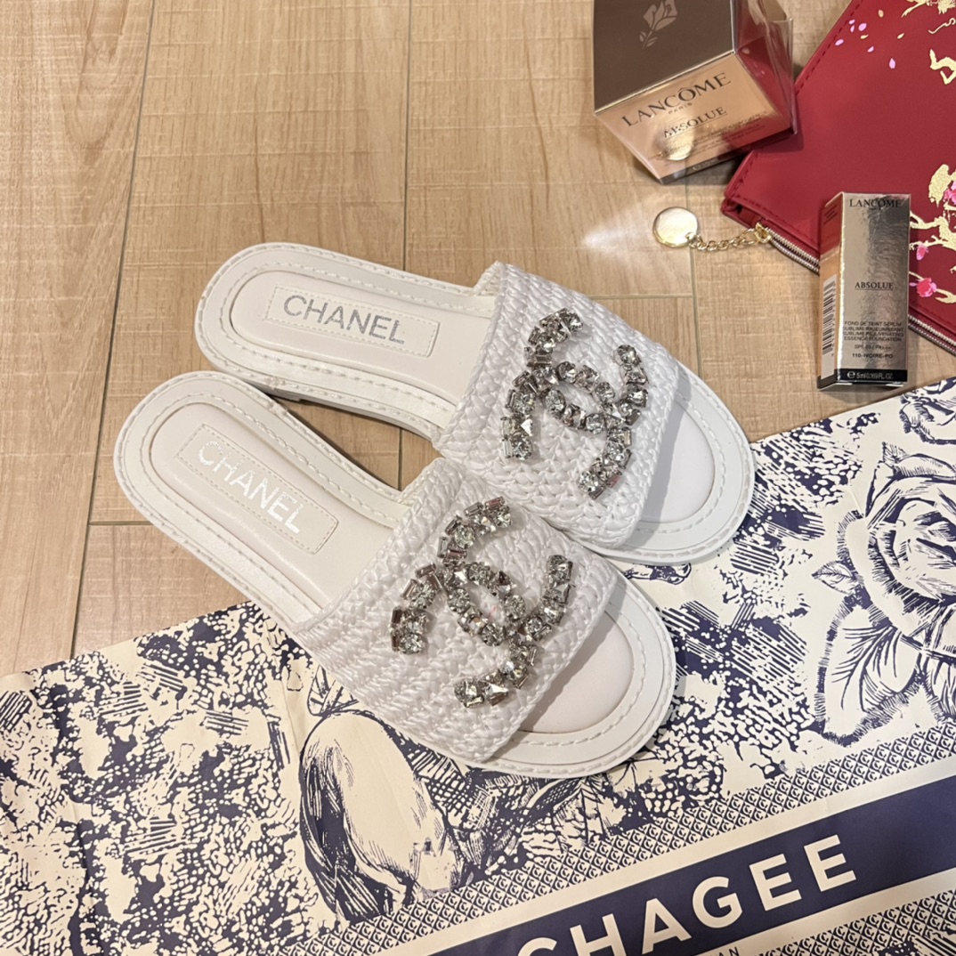 0411 New Breathable Loose Home Couple Logo Slippers