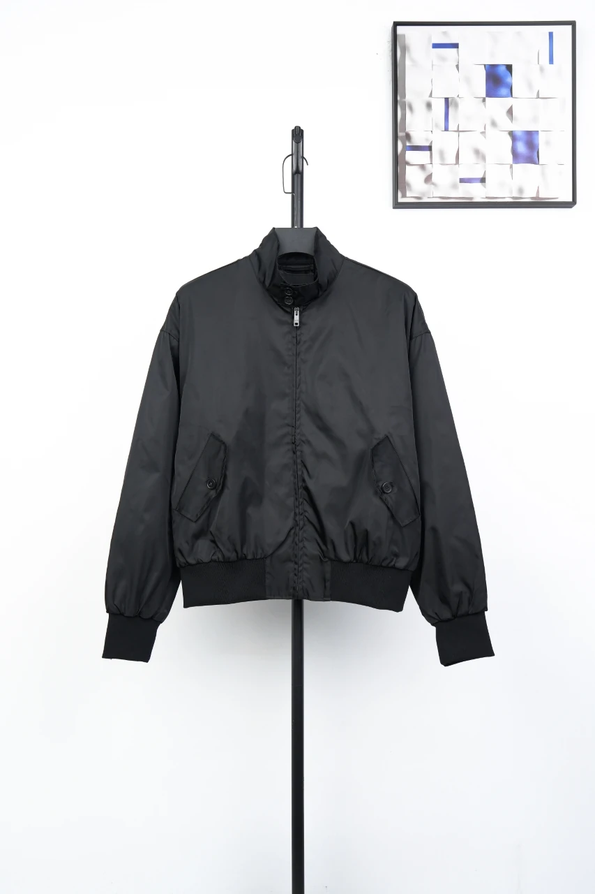 Prada Black Nylon Harrington Jacket product photo from LabelPicks