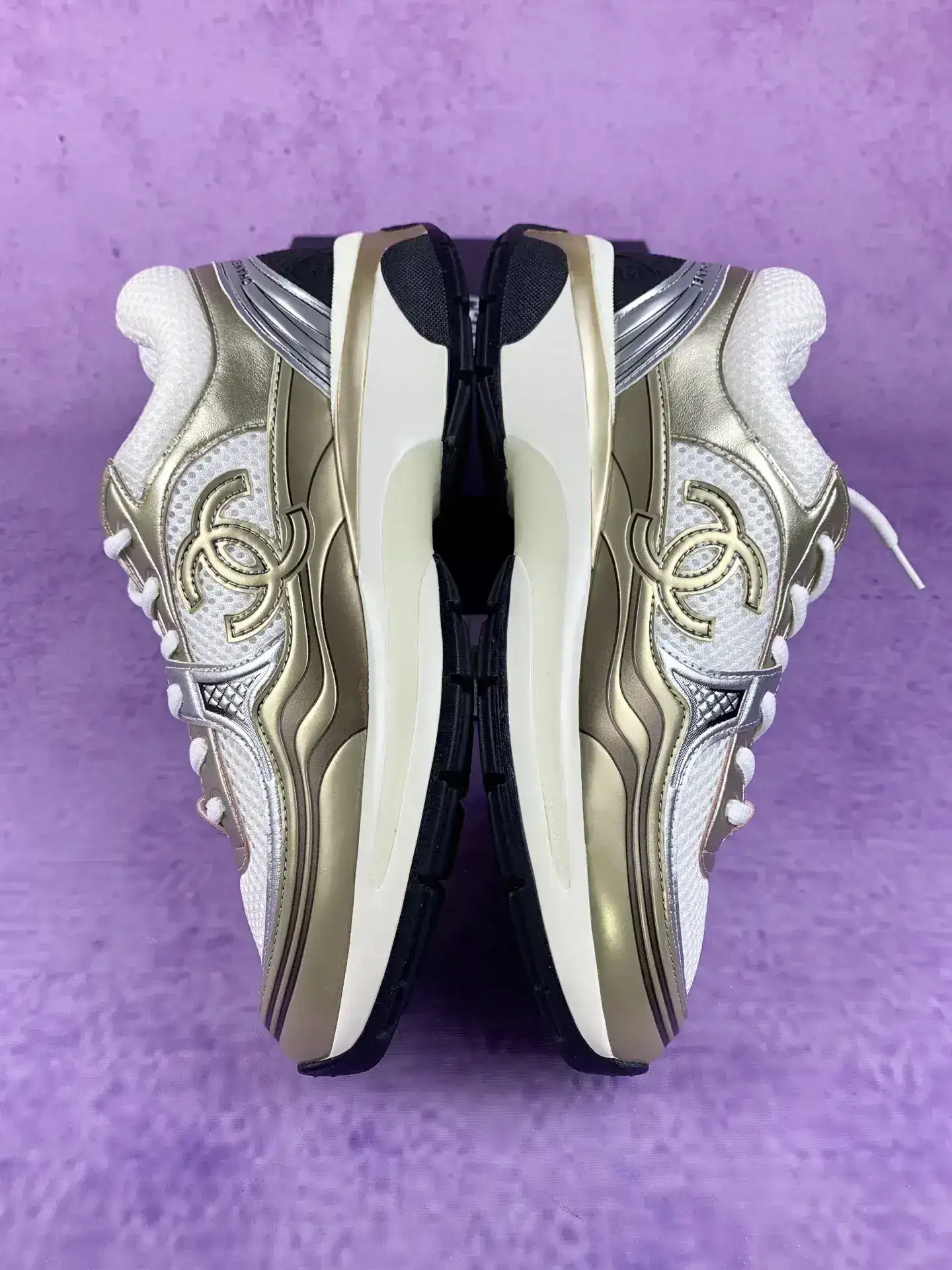 CHANEL Sneakers Fabric & Laminated product photo from LabelPicks
