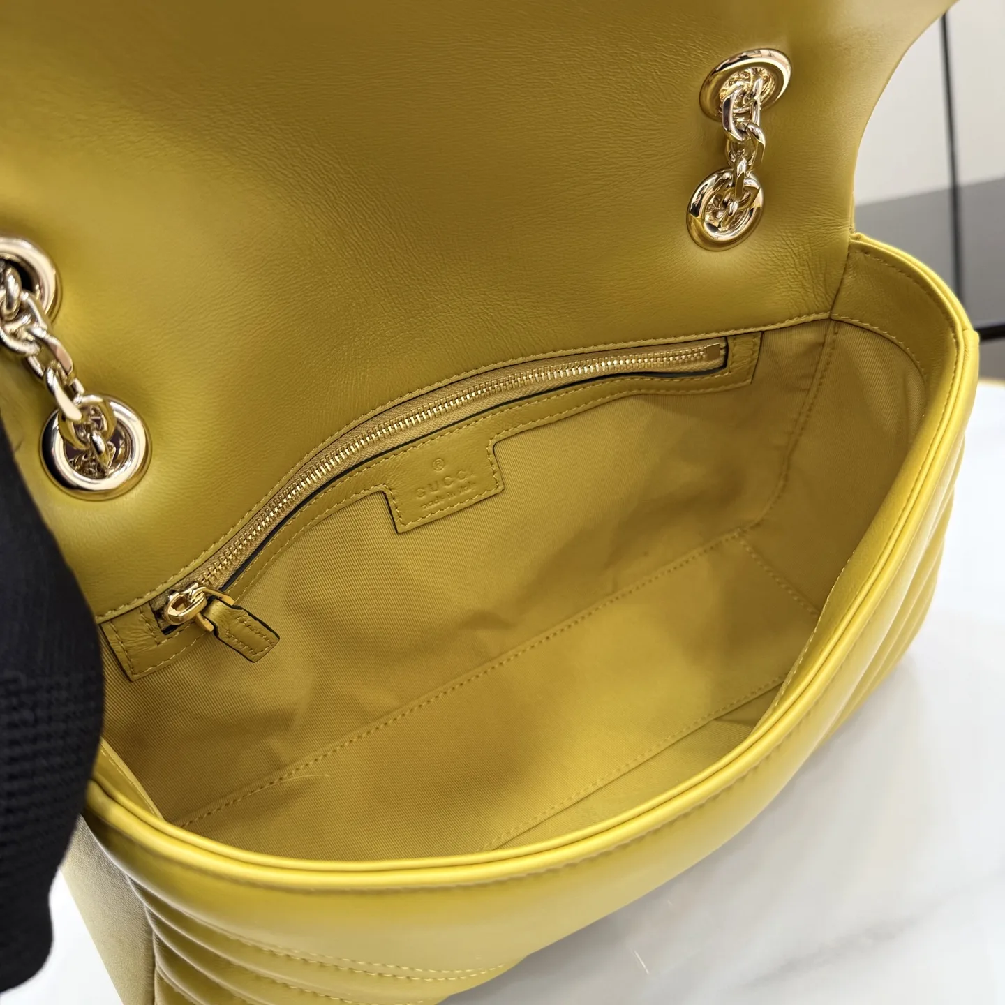Gucci GG Supreme Canvas Marmont Shoulder Bag product photo from LabelPicks