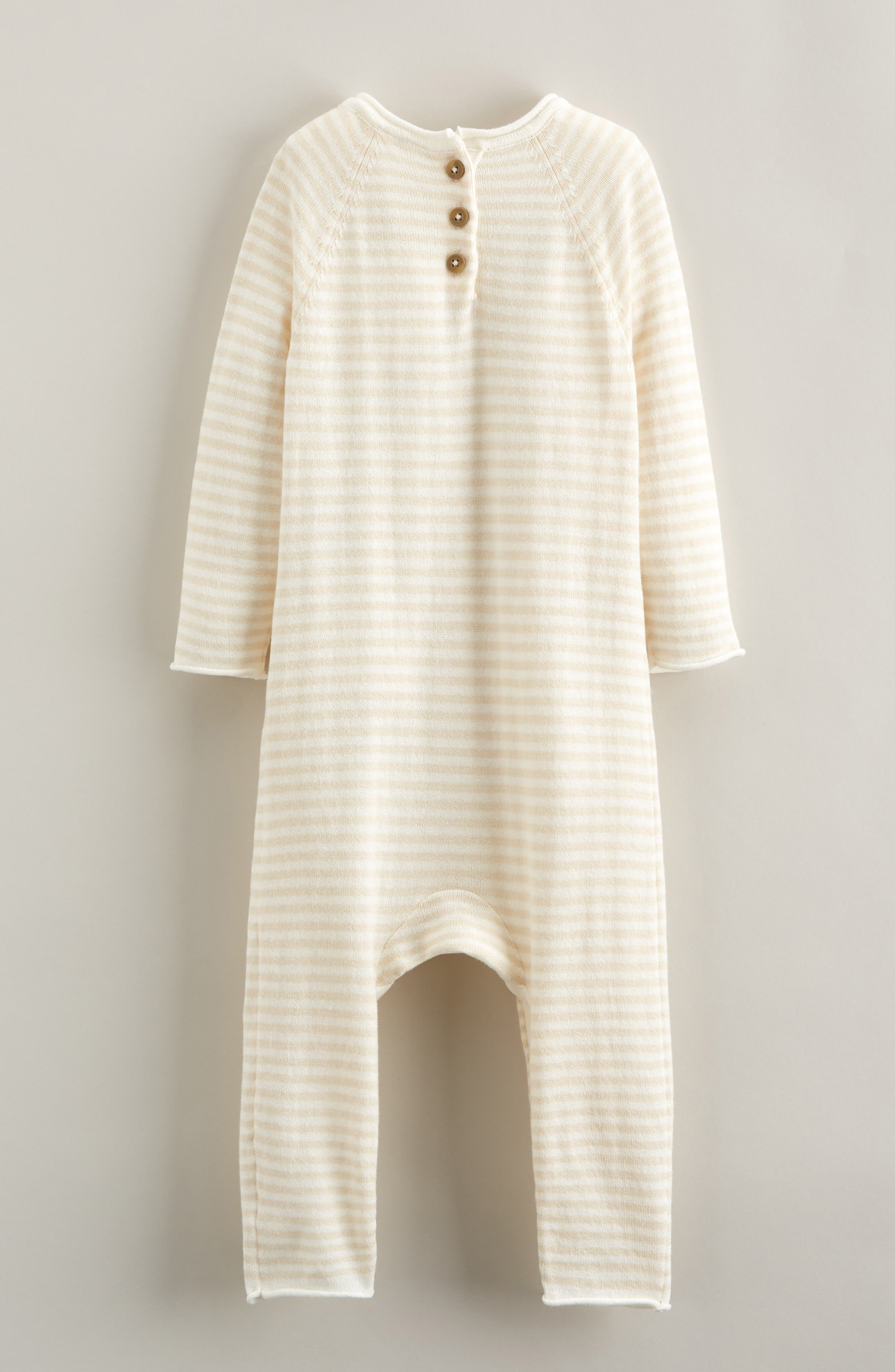 Nordstrom Stripe Embroidered Pocket Romper
