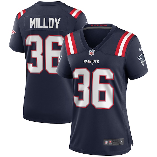 Lawyer Milloy New England Patriots Nike Women's Game Retired Player Jersey - Navy
