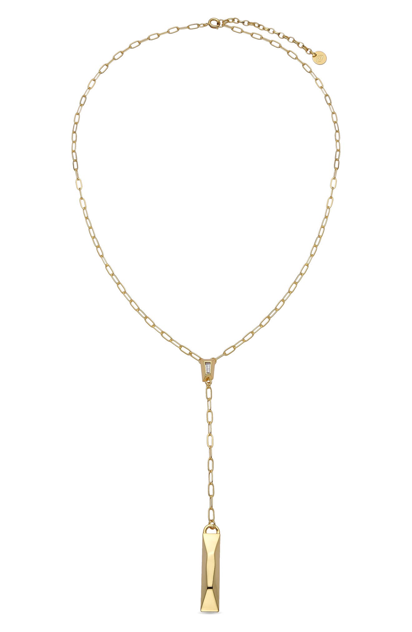 EYE CANDY LOS ANGELES Josephine Bar Lariat Necklace
