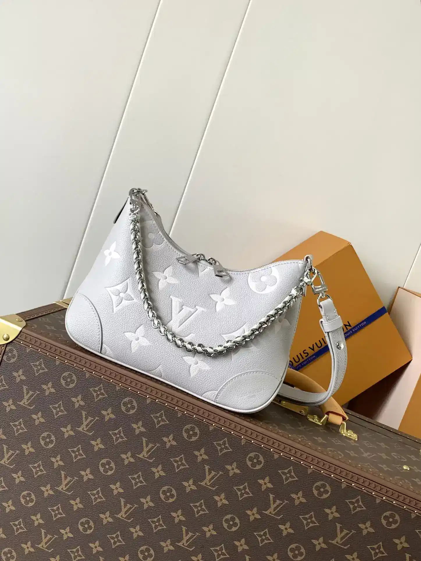Louis Vuitton Black Grained Leather Hobo Bag product photo from LabelPicks