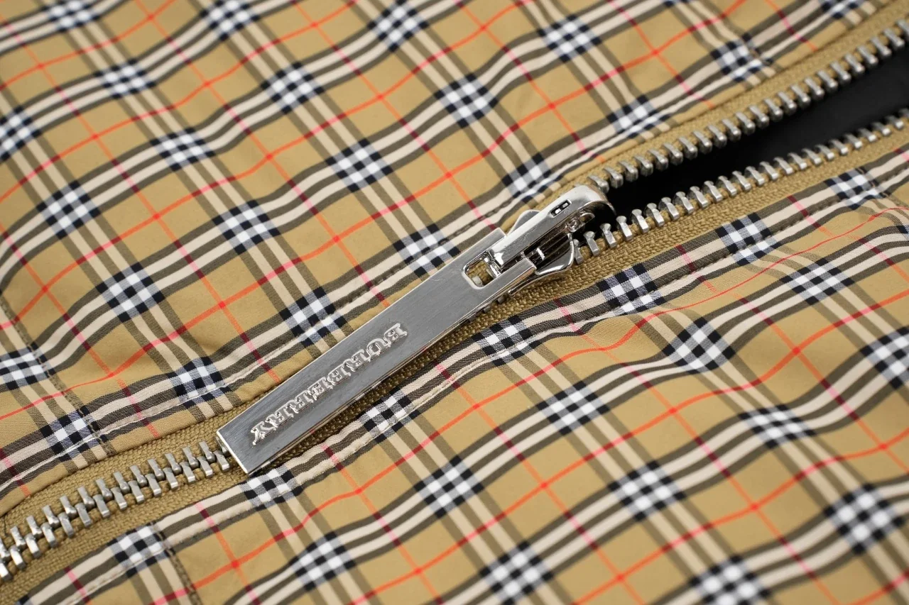 Burberry Beige Check Reversible Down Jacket product photo from LabelPicks