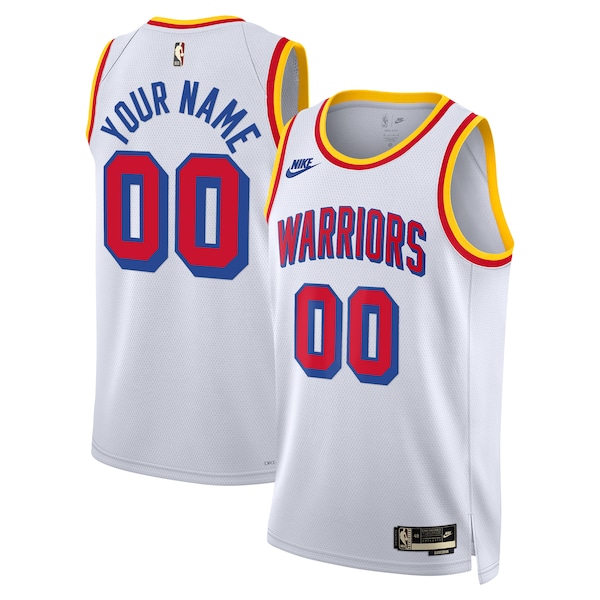 Golden State Warriors Nike Unisex Adult Swingman Custom Jersey - Classic Edition - White