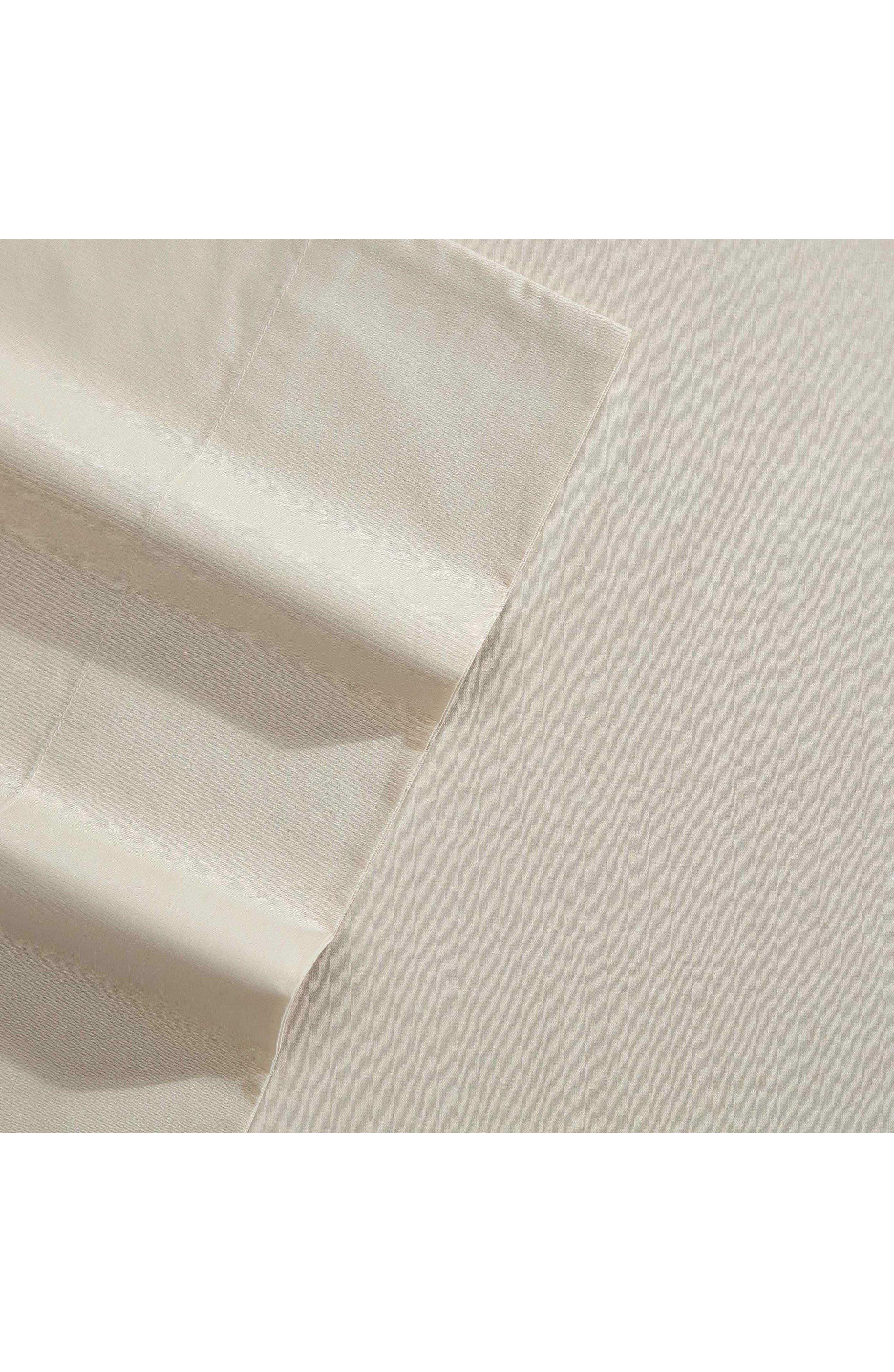 Nautica Bayview Solid 200 Thread Count Cotton Percale Sheet Set