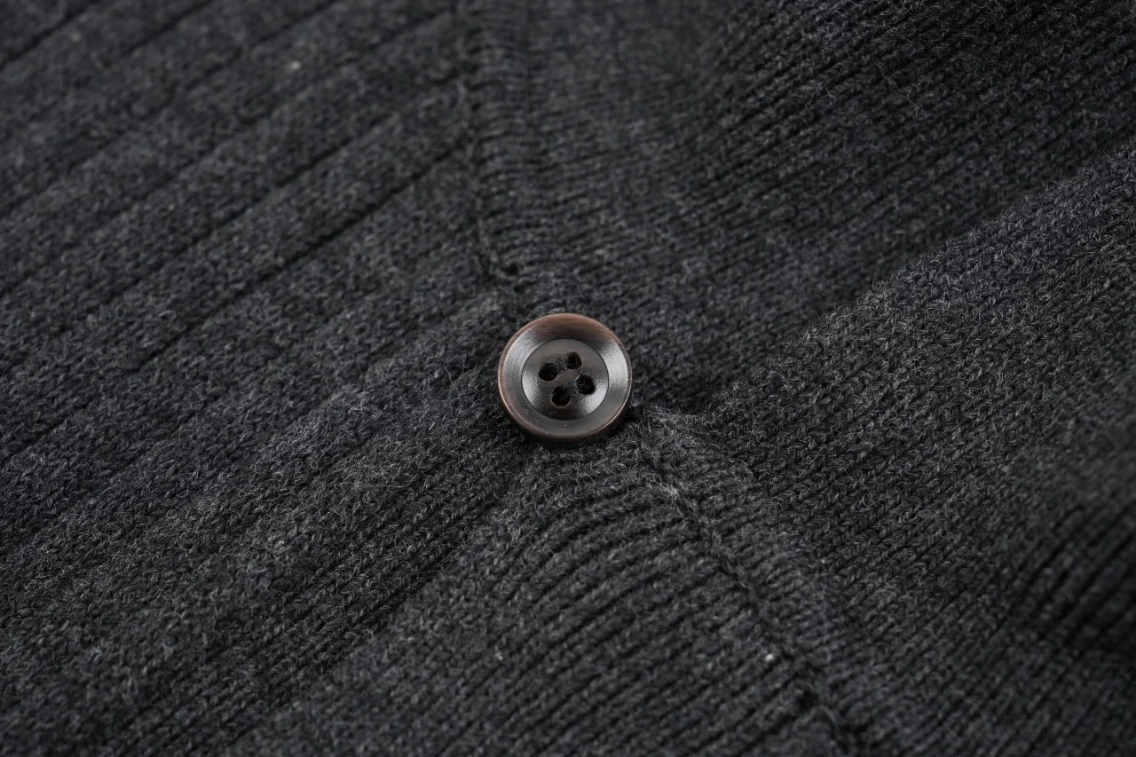 Ralph Lauren Black Ribbed Pony Embroidered Knit Polo Shirt product photo from LabelPicks
