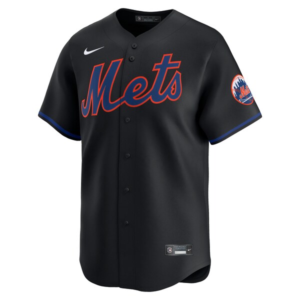 New York Mets Nike Alternate Limited Jersey - Black