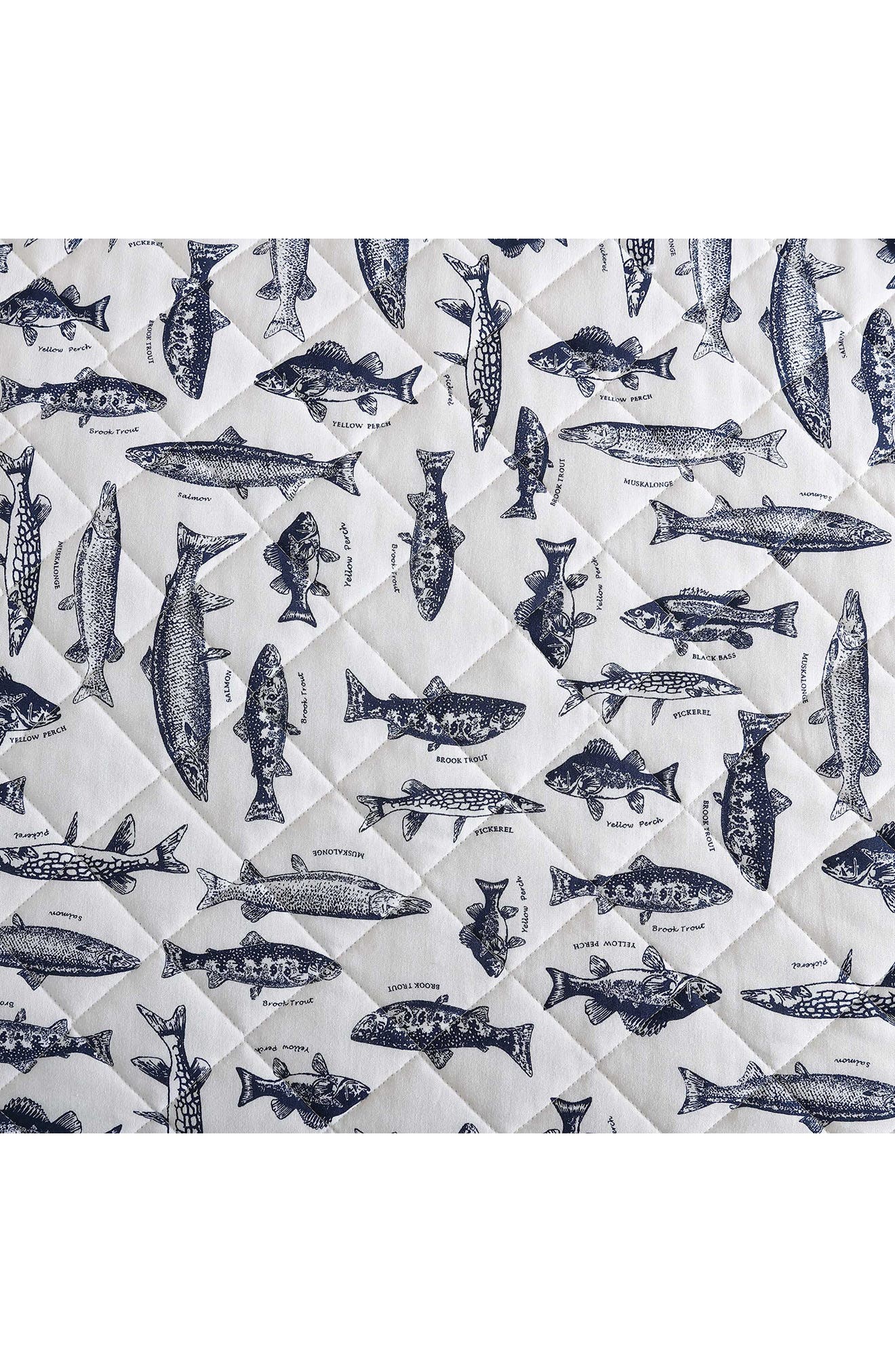 Eddie Bauer Wes Fish Cotton Twin Quilt & Sham Set