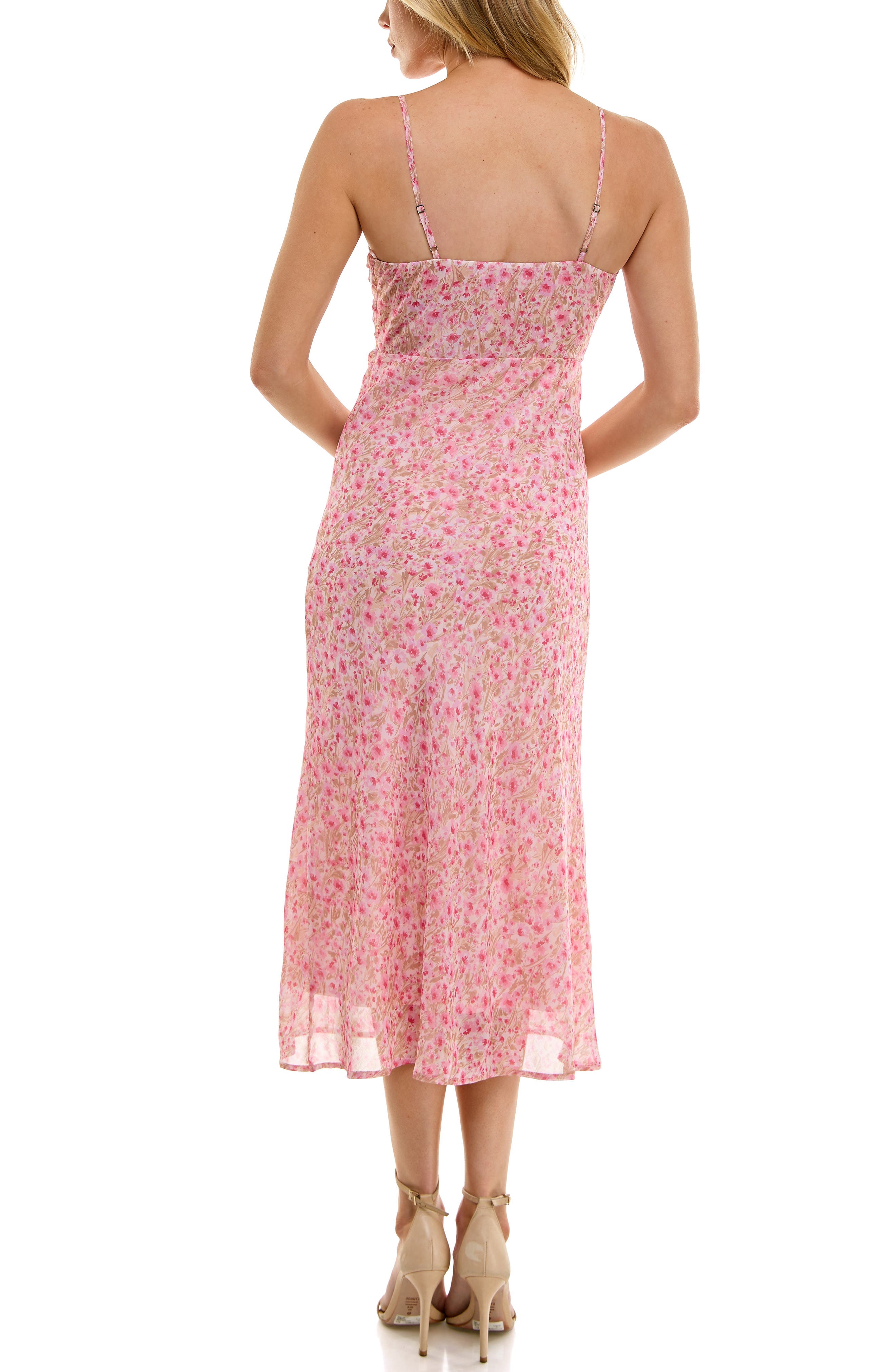 Socialite Bias Cut Midi Sundress