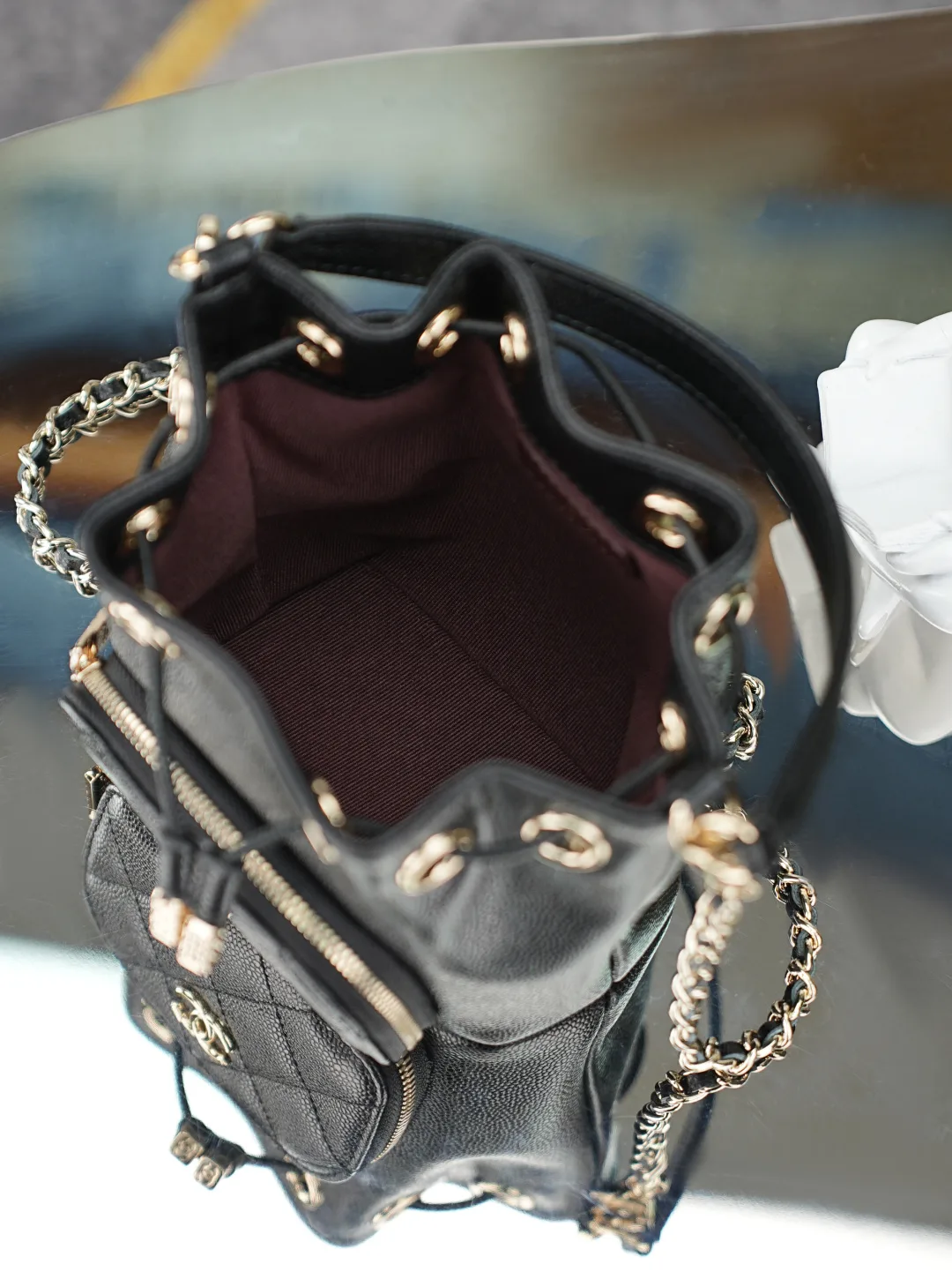 Chanel Quilted Leather Bucket Bag product photo from LabelPicks