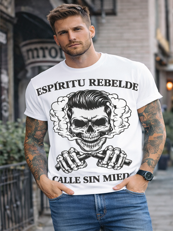 Remera “Fuerza Oculta” – Calle y Calavera