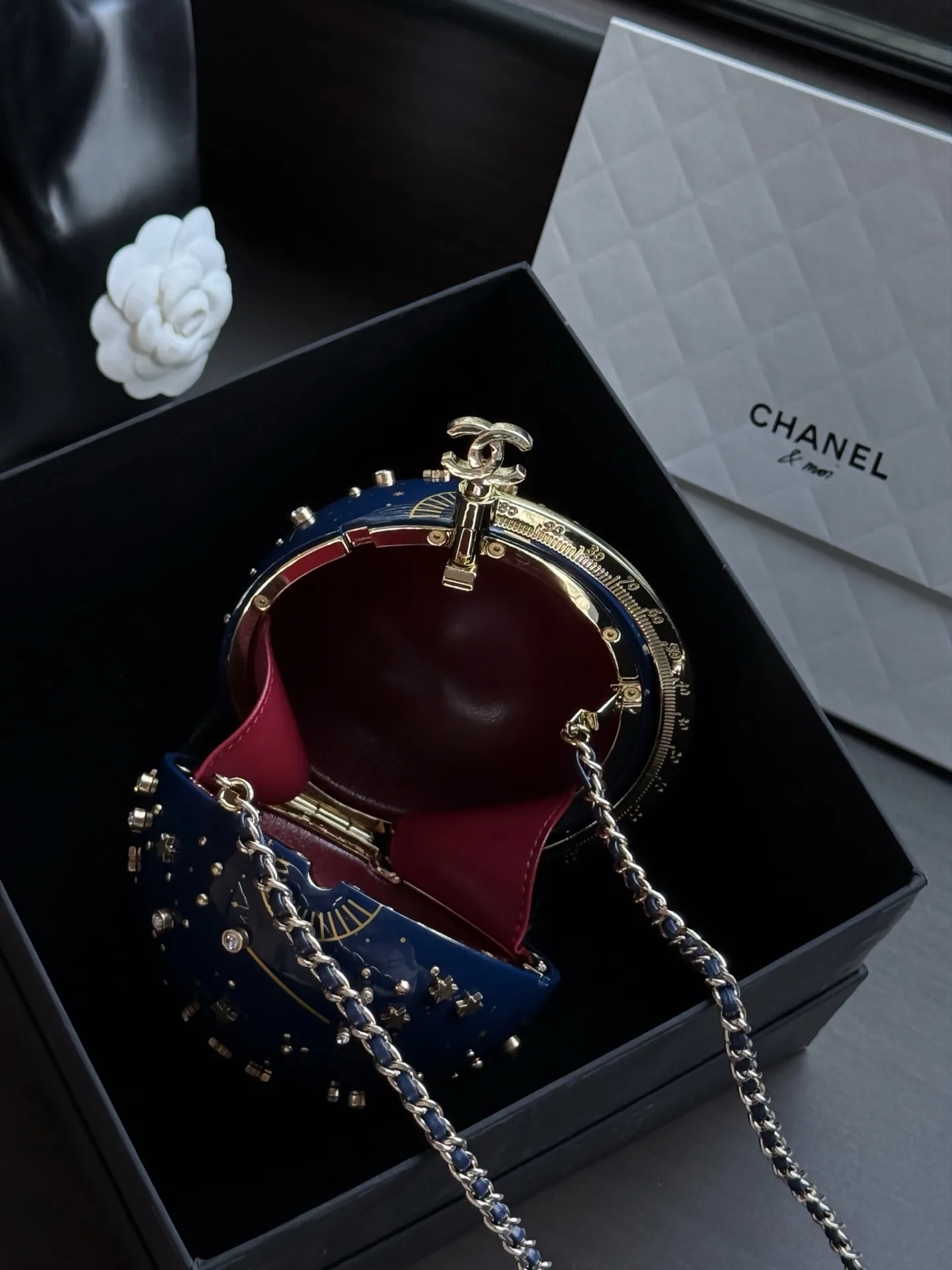 Chanel Navy Crystal Tote Bag product photo from LabelPicks