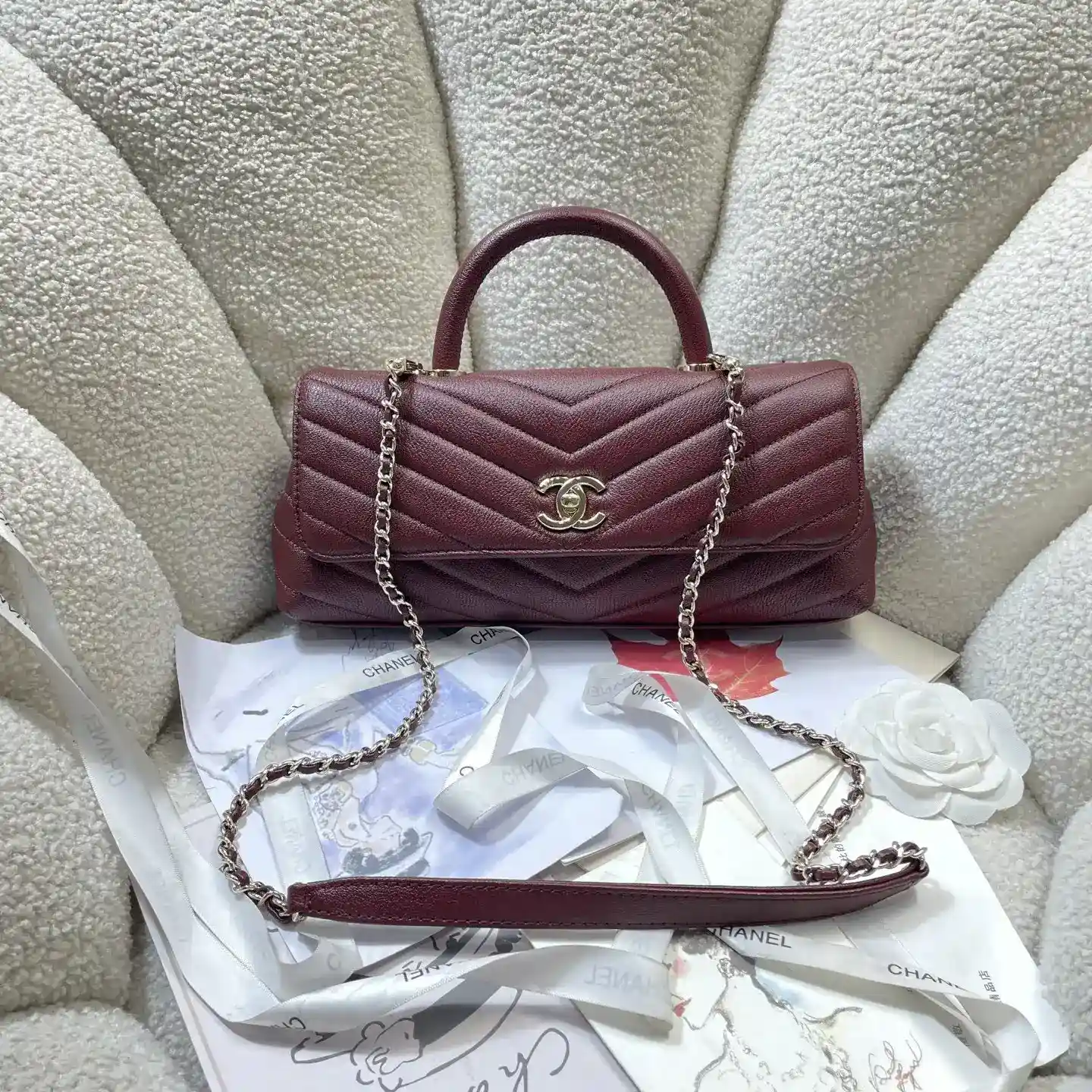 Chanel Coco Handle Black Calfskin Top Handle Bag product photo from LabelPicks