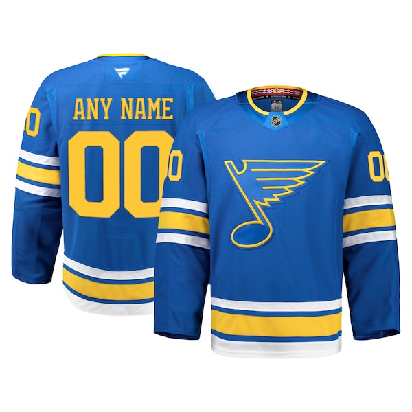 St. Louis Blues  Home Authentic Pro Custom Jersey - Blue