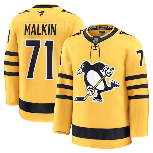 Evgeni Malkin Pittsburgh Penguins  Alternate Premium Player Jersey - Gold