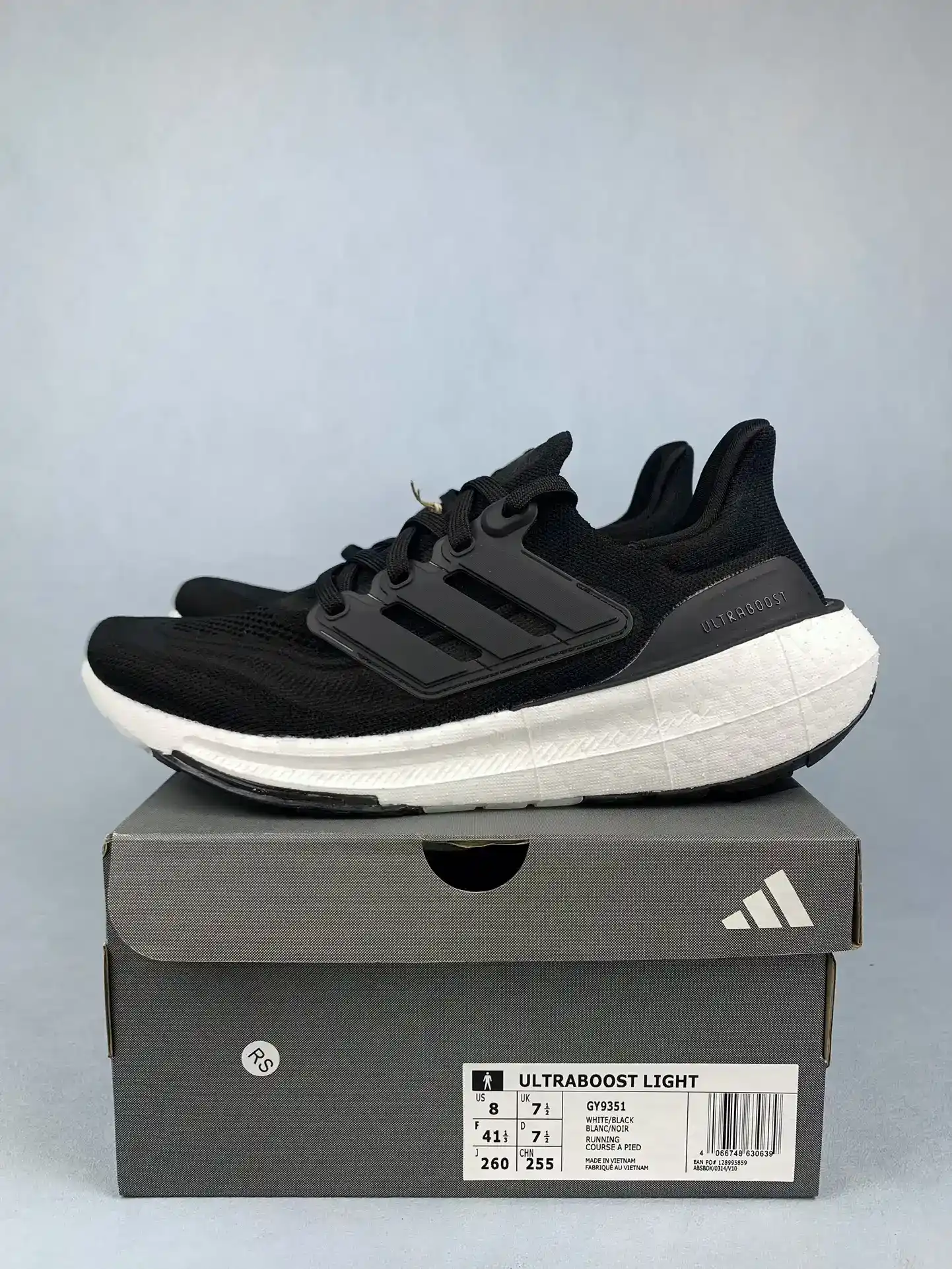 adidas Ultraboost Light Core Black Shoes product photo from LabelPicks