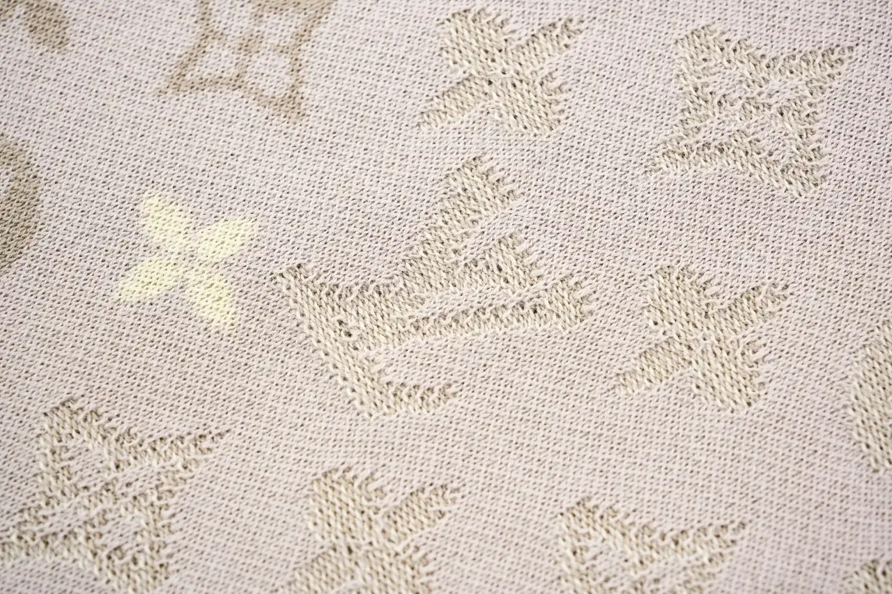 Louis Vuitton Beige Allover Jacquard Knit T-Shirt product photo from LabelPicks