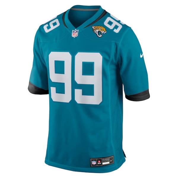 Austin Johnson Jacksonville Jaguars Nike Team Game Jersey -  Teal