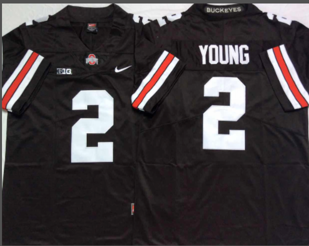YOUNG NCAA Ohio State Buckeyes Nike Vapor Limited Jersey
