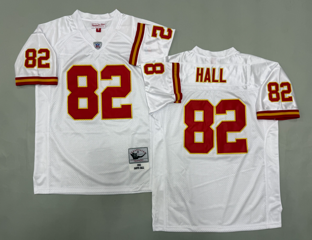 Dante Hall Kansas City Chiefs Authentic Throwback Retired Player Jersey - White