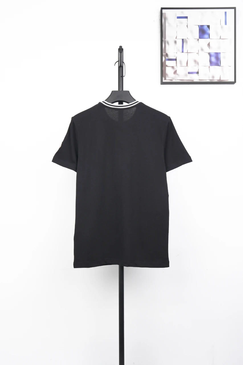 Moncler Black MonDuck Embroidered T-Shirt product photo from LabelPicks