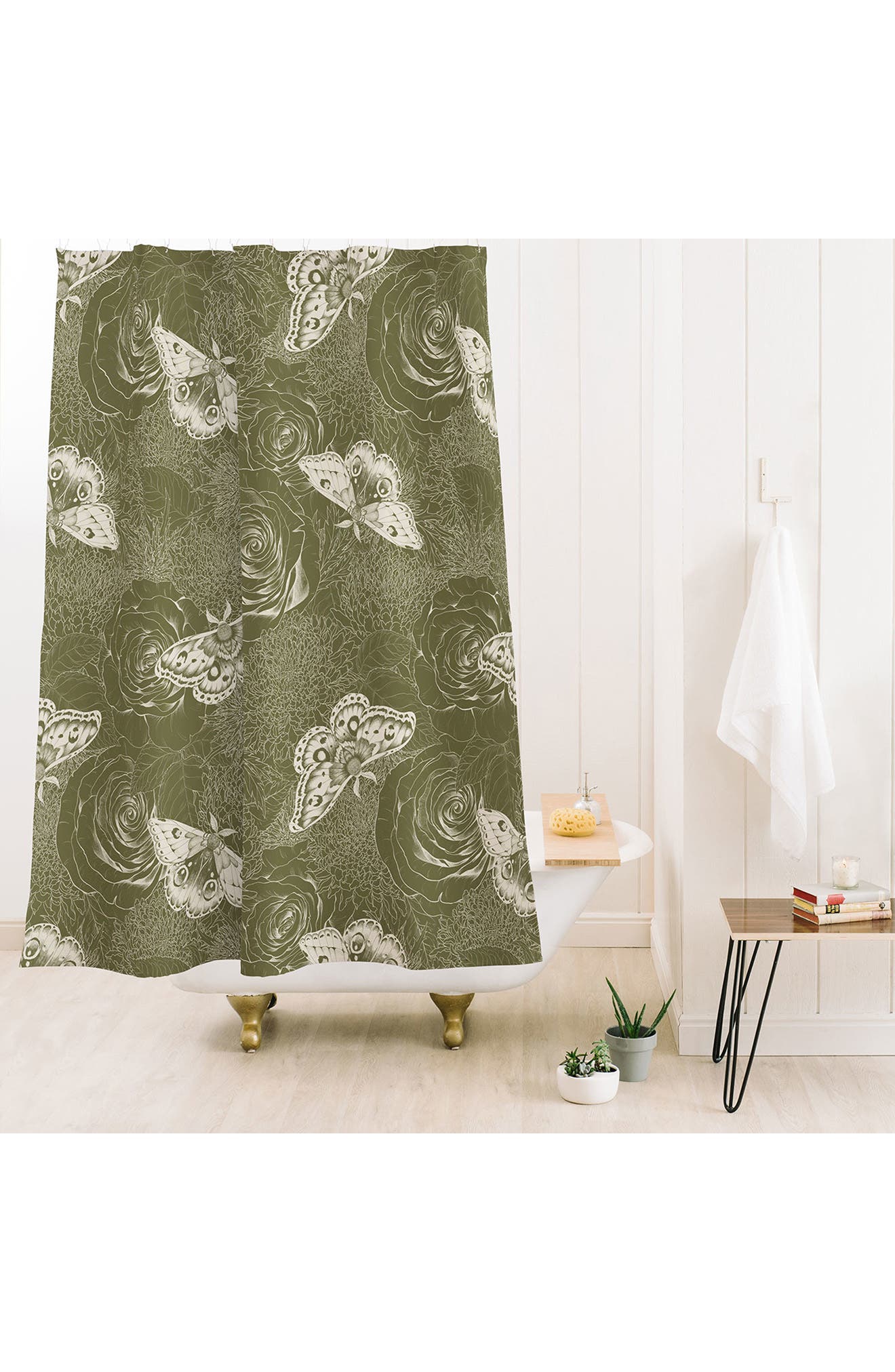 Deny Designs Shaded Lichen Shower Curtain