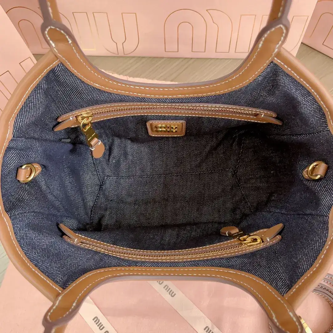 Miu Miu Suede Leather Tote Bag product photo from LabelPicks