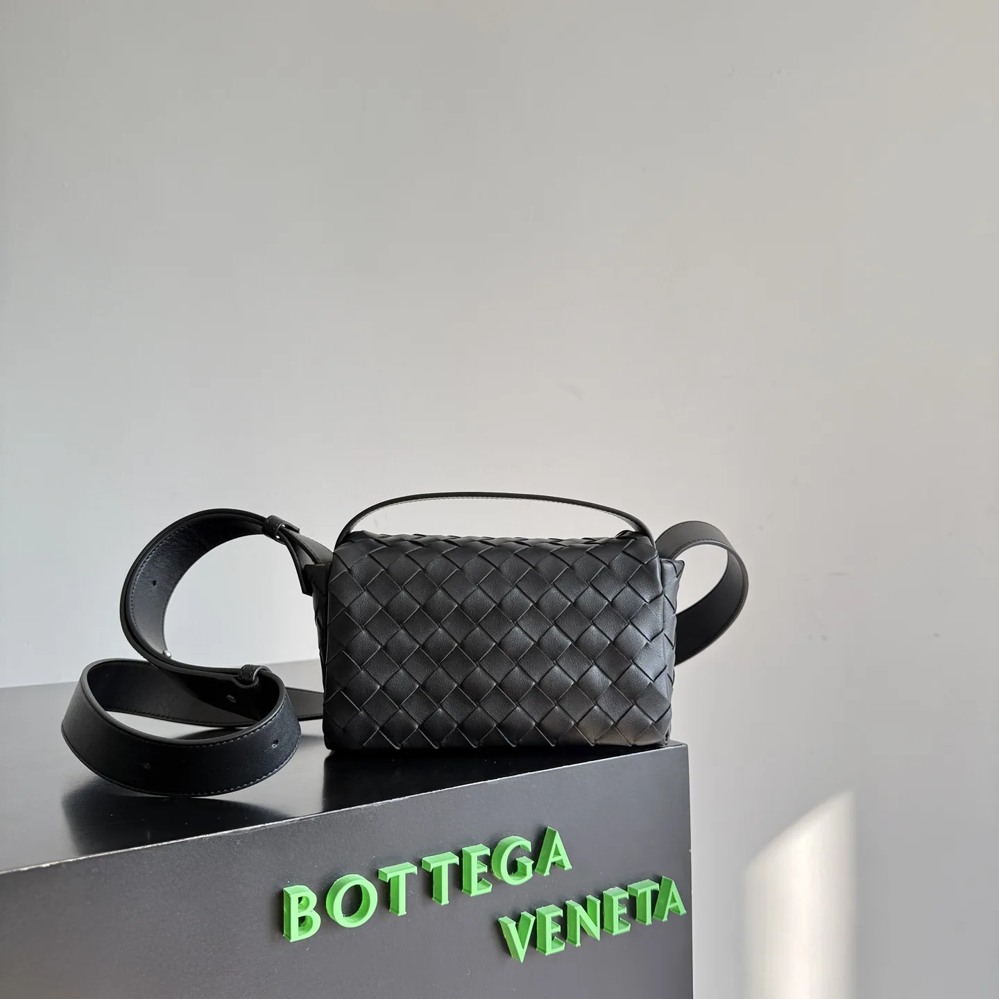 Bottega Veneta Intrecciato Woven Leather Crossbody Bag product photo from LabelPicks
