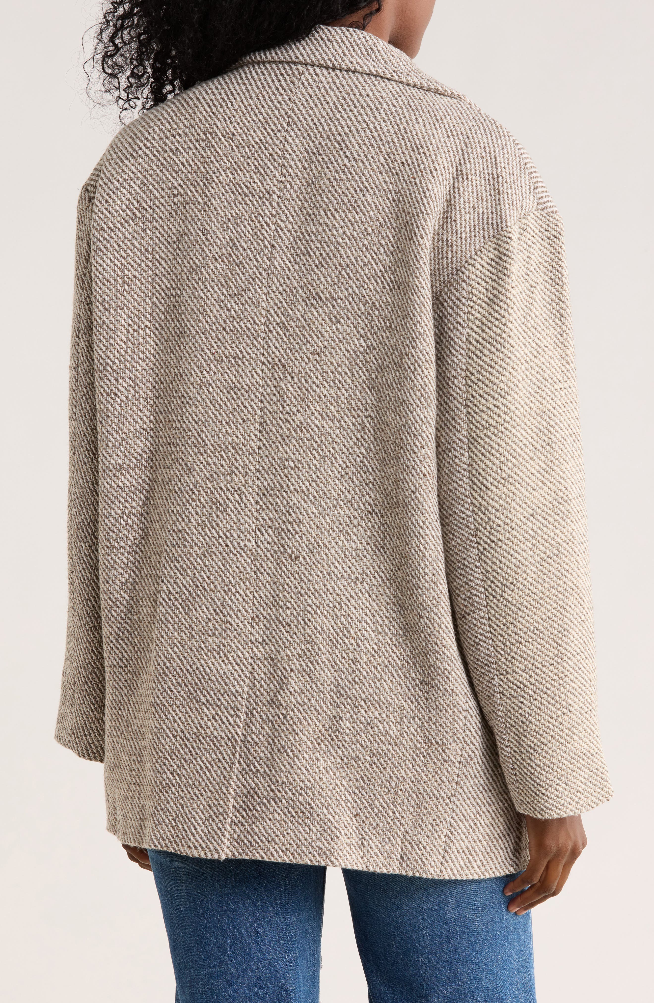 JACQUIE THE LABEL Gordes Oversize Tweed Blazer