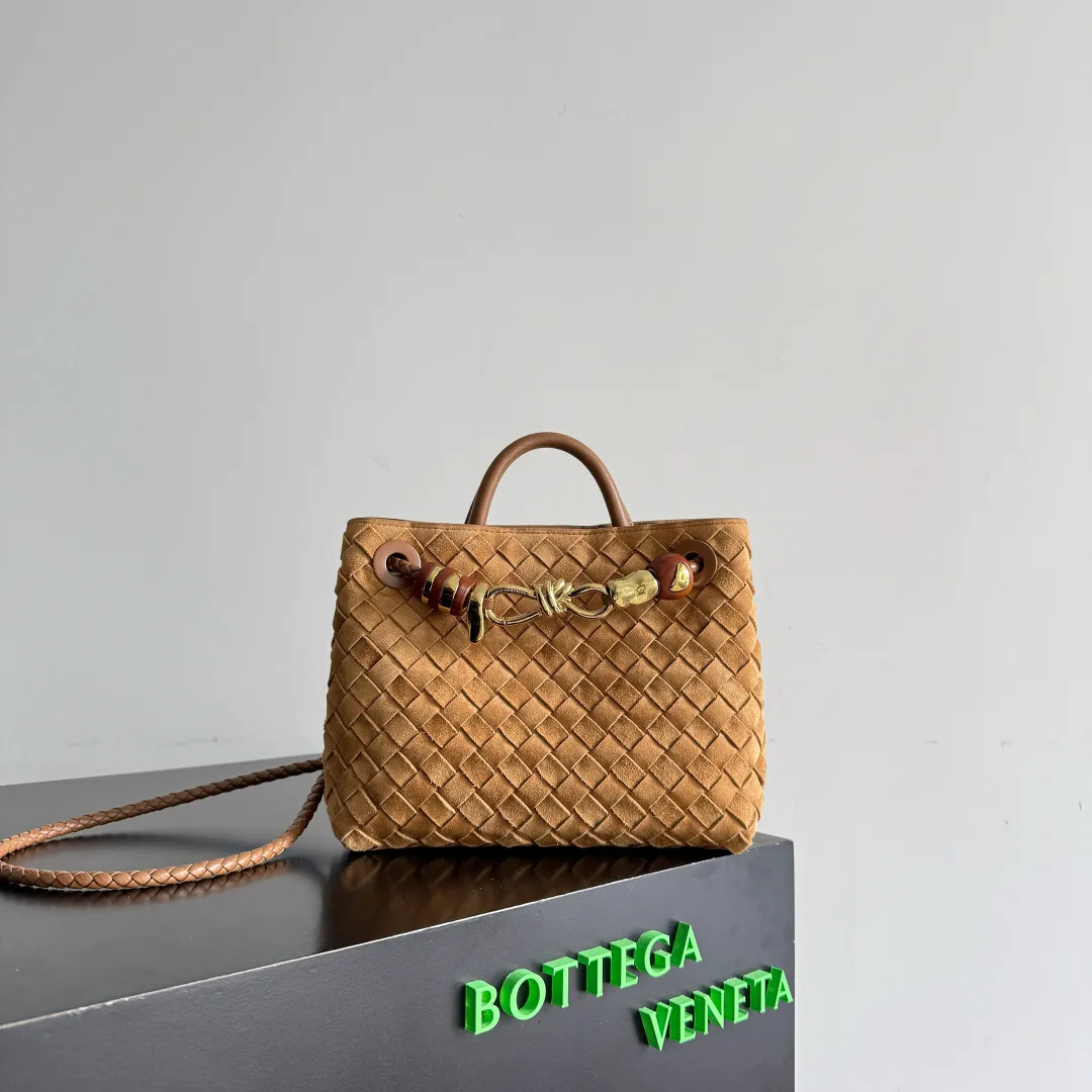 Bottega Veneta Andiamo Intrecciato Woven Leather Top Handle Bag product photo from LabelPicks