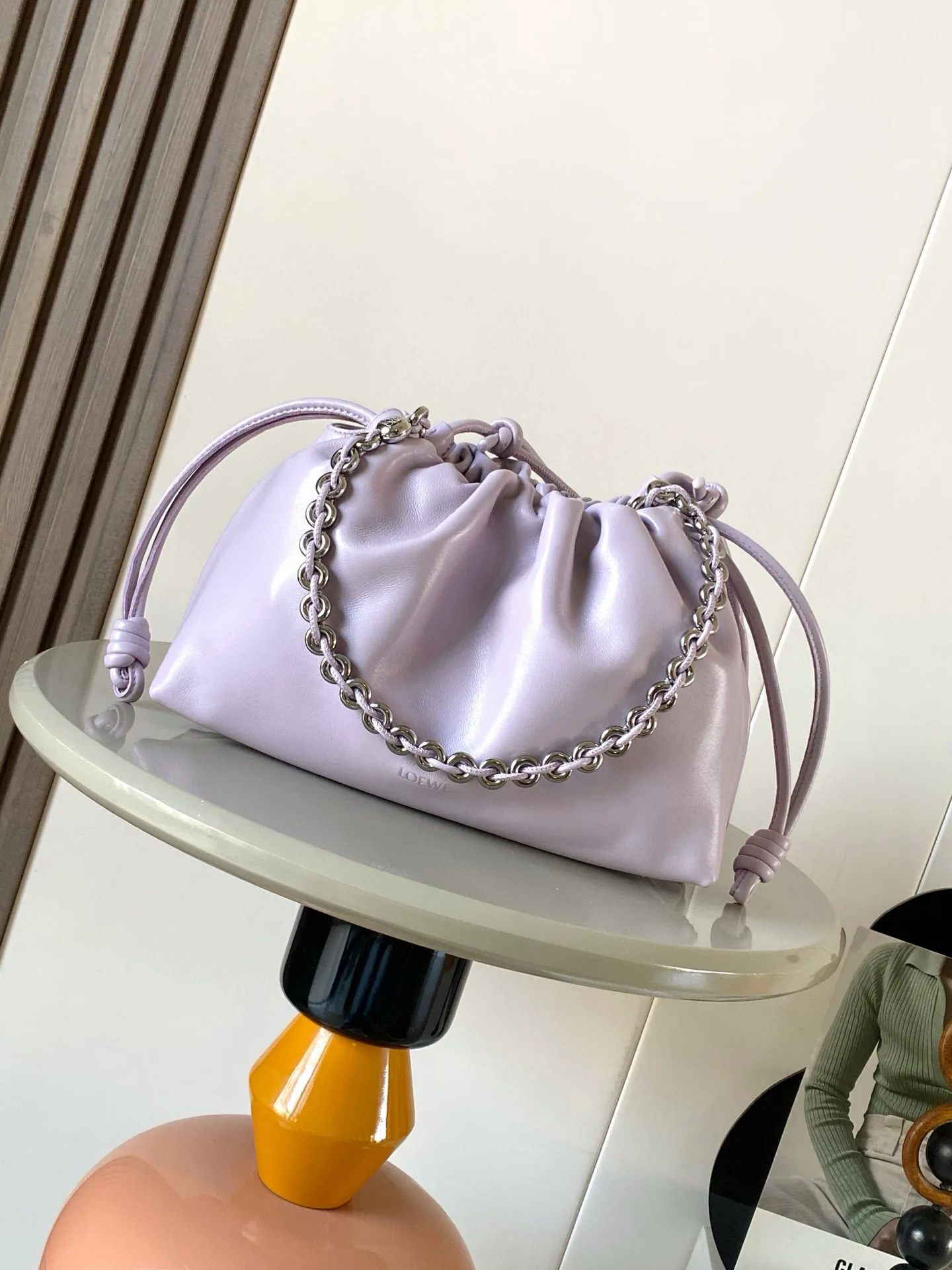 Loewe Lambskin Flamenco Bucket Bag product photo from LabelPicks