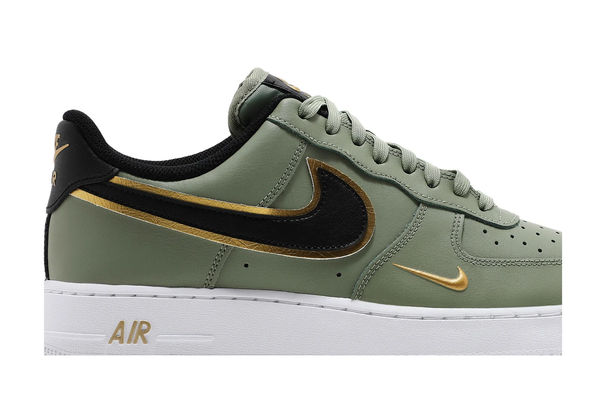 Nike Air Force 1 ’07 LV8 ‘Metallic Swoosh Pack – Oil Green’ DA8481-300