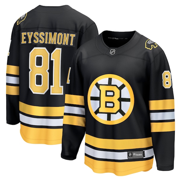 Michael Eyssimont Boston Bruins  Home Breakaway Player Jersey - Black