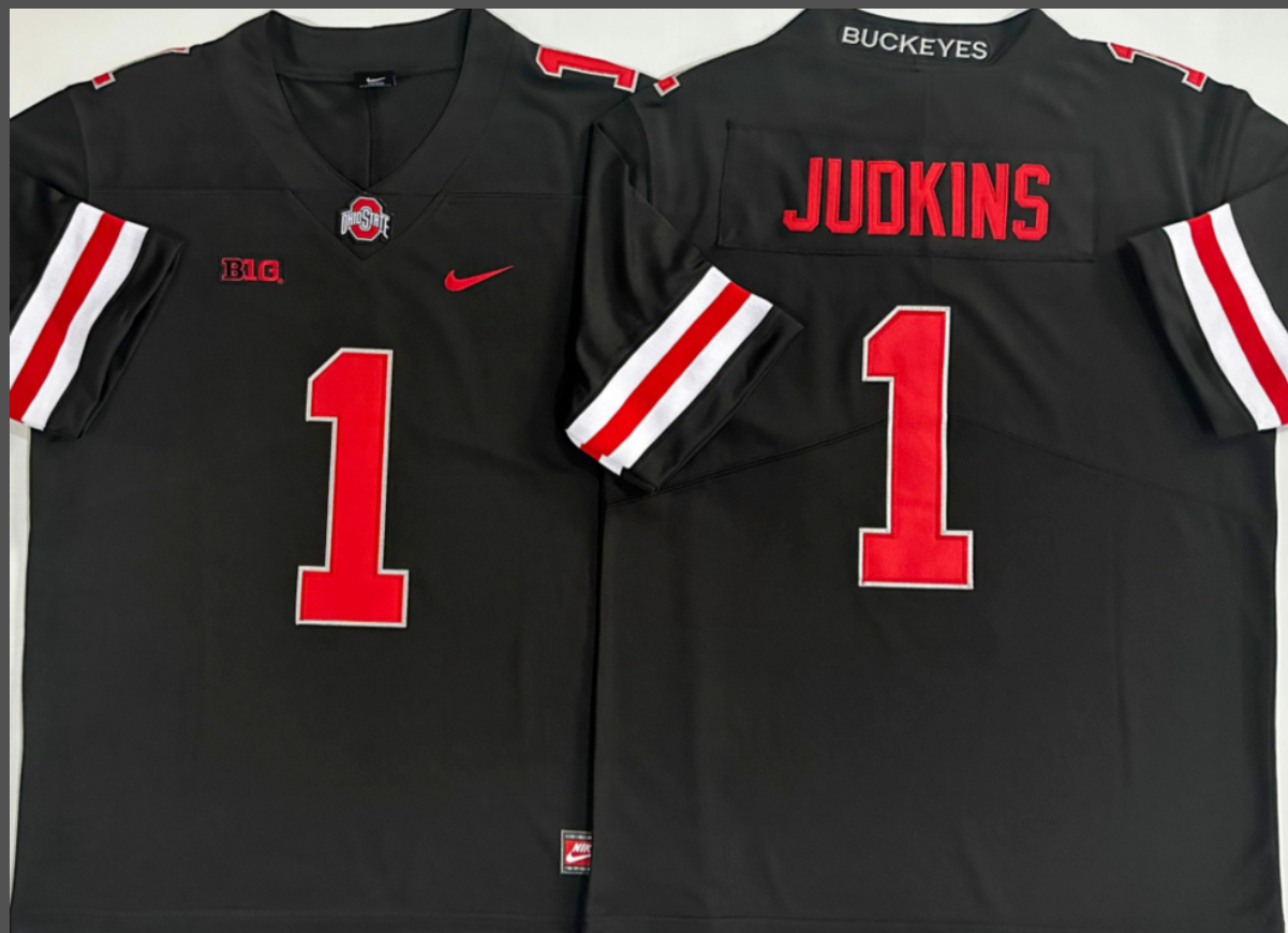 TreVeyon Judkins NCAA Ohio State Buckeyes Nike Vapor Limited Jersey