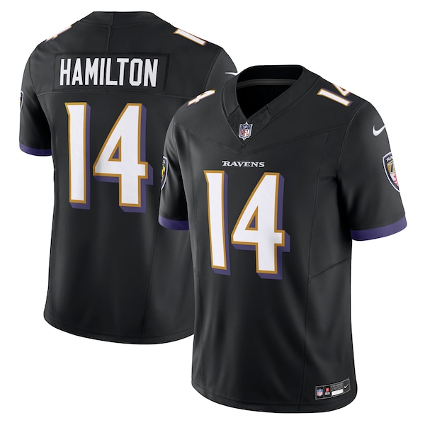 Kyle Hamilton Baltimore Ravens Nike Alternate  Vapor F.U.S.E. Limited Jersey - Black/Purple