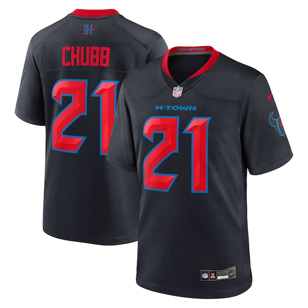 Nick Chubb Houston Texans Nike Alternate 2 Game Jersey -  Navy