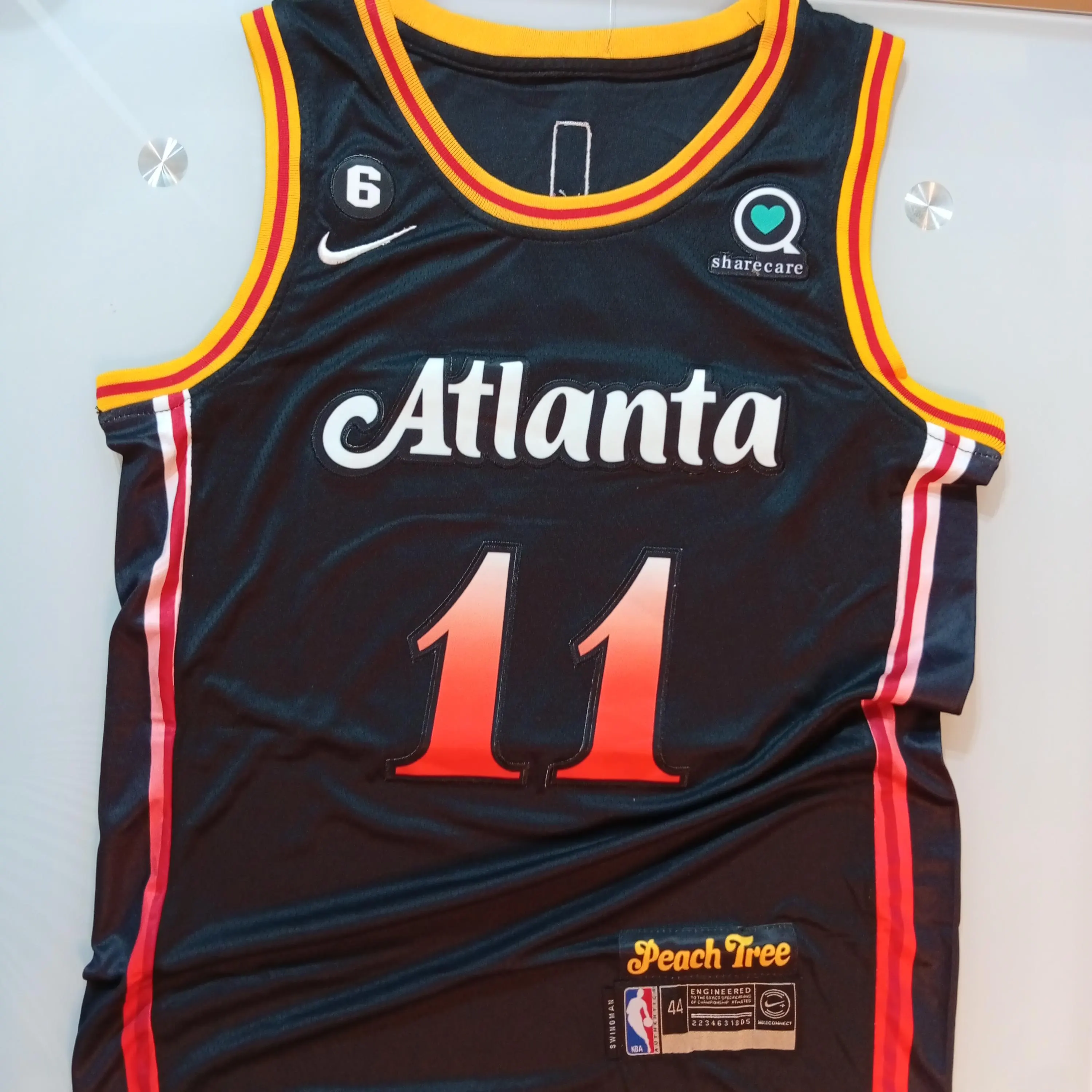 Trae Young Signed Autographed Atlanta Hawks Basketball Jersey with COA
