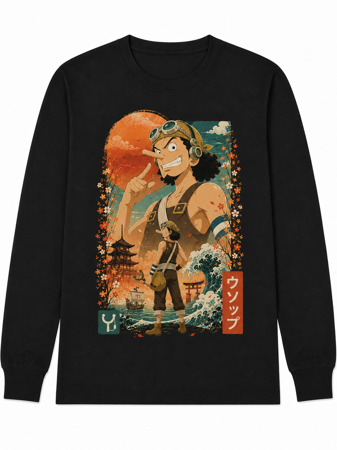 Remera Anime Usopp One Piece Manga Corta