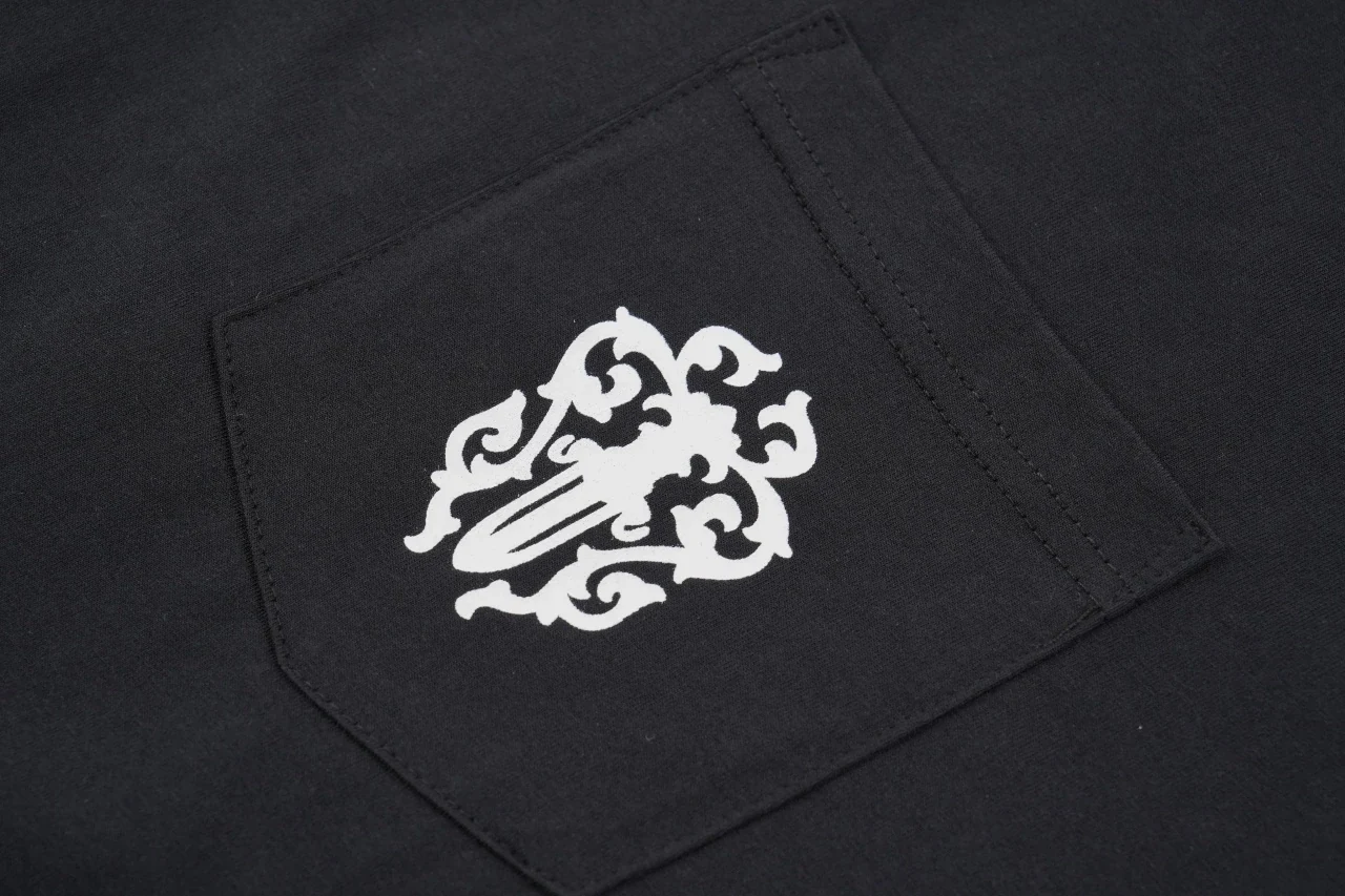 Chrome Hearts Black Pocket Vine Dagger Graphic T-Shirt product photo from LabelPicks