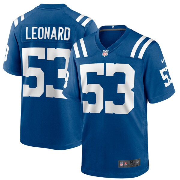 Shaquille Leonard Indianapolis Colts Nike Game Jersey - Royal/White