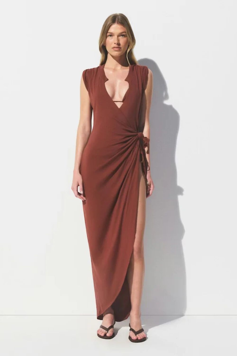 SKIMS SWIM TIE DRESS