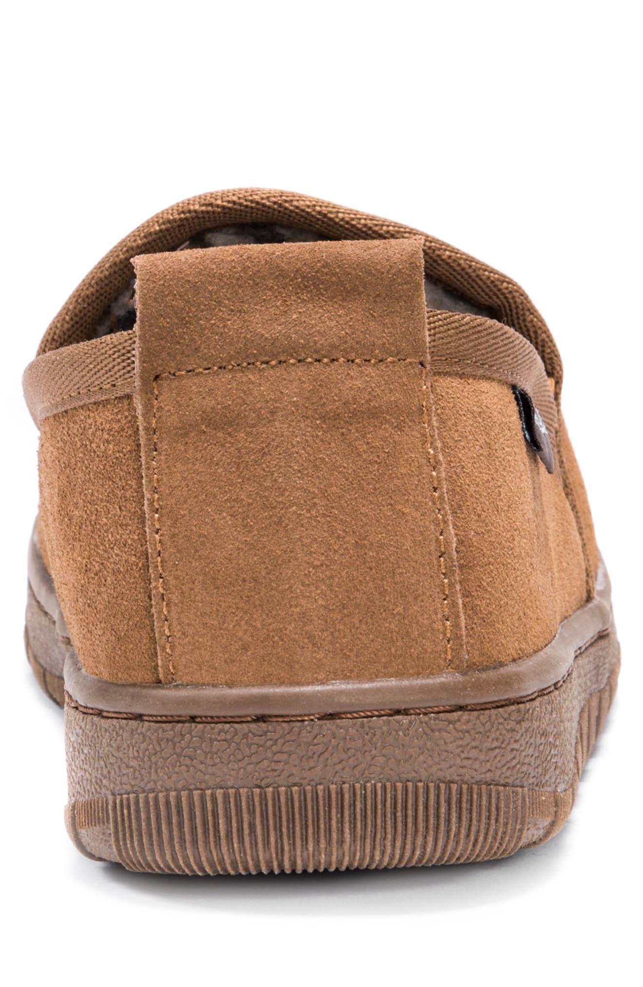 MUK LUKS Eric Printed Faux Fur Lined Loafer Slipper