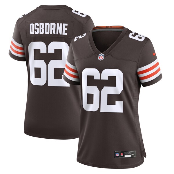 Justin Osborne Cleveland Browns Nike Women's Team Game Jersey -  Brown