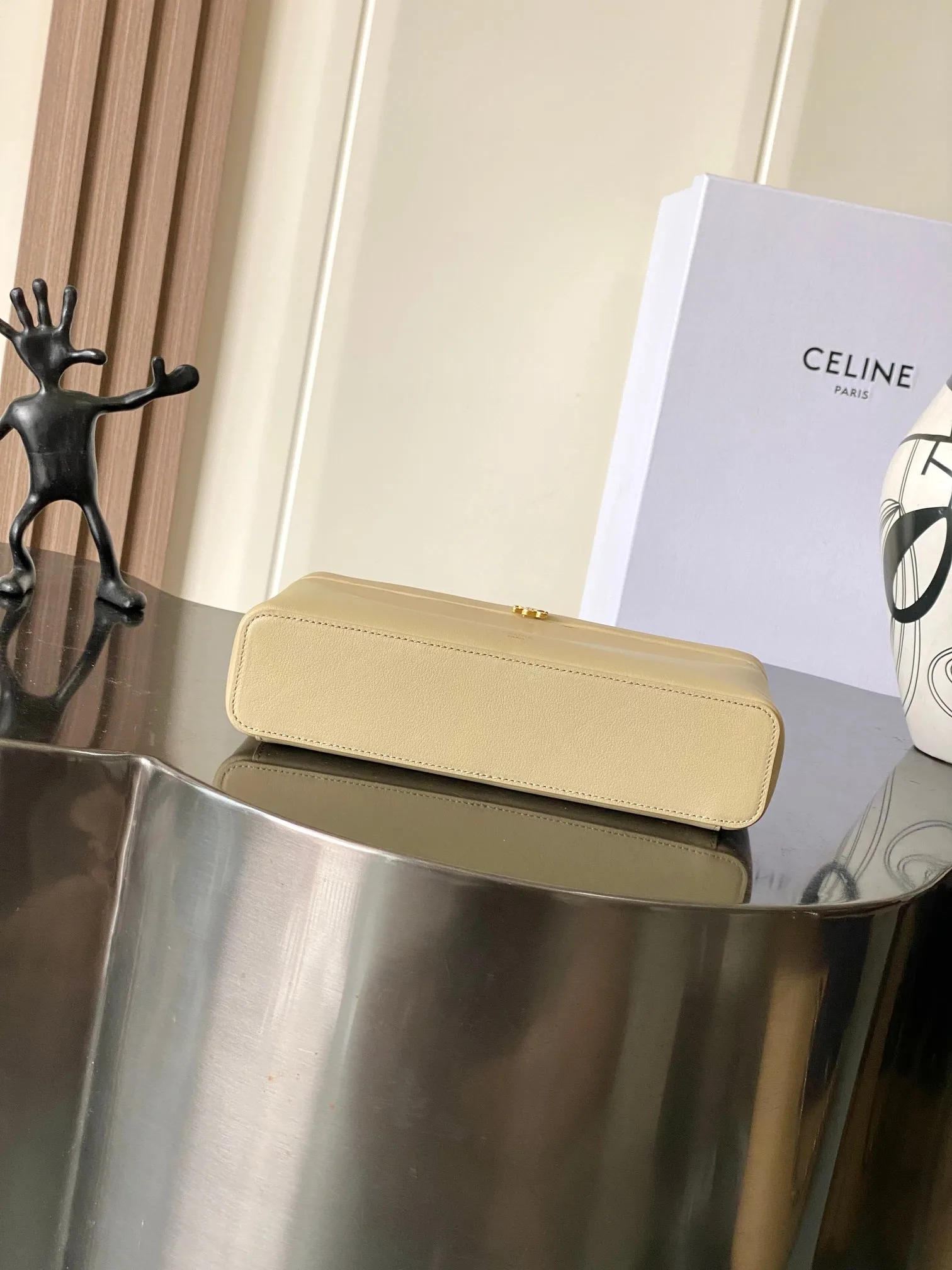 Celine Beige Triomphe Top Handle Bag product photo from LabelPicks